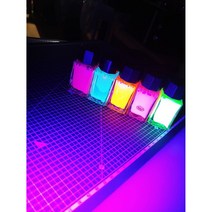 [만년필잉크] 야자컴퍼니 형광잉크 UV잉크 다잉메세지 하이라이터 6 Colors, 형광-바이올렛