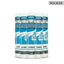 럭키 무초산 실리콘 실란트 LC909 유리 방수 샷시 틈새 보수용, 럭키 무초산 실리콘-금색