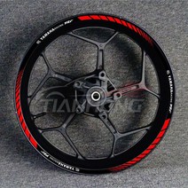 무드패싯 야마하 YZF-R3 빛반사 휠스티커 튜닝 필름 커스텀 파츠 리플렉티브 방수, B, 1개