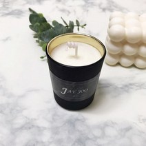 제이쥬 블랙인골드 소이캔들 3온즈 / 답례품캔들 결혼답례품캔들 (5216404)