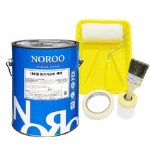 벽지 실내 곰팡이방지페인트 베란다탄성코트 규조토 친환경 결로방지 방수페인트 + 7인치도구세트, 그린2(NR4100)+7인치도구세트