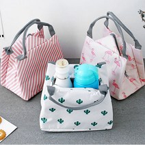 파파스 보냉 파우치 도시락가방 런치백 보냉백, 보온보냉가방(선인장)