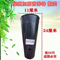 블랙 비닐 화분 모종 포트 분갈이 컵 비닐포트 육묘 묘목 원예 다육이 화훼 식물 대형 텃밭, 12. 12x25 250pcs