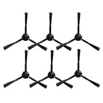 [호환제품] 사이드 브러시 hepa 키트 chuwi ilife v5s v5 x5 ilife v3s v3s pro v3l v5s pro v50 로봇 진공 청소기 팬더 x500, 6PCS 사이드 브러시