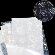 레진아트/홀로그램 데코필름/하트홀로그램