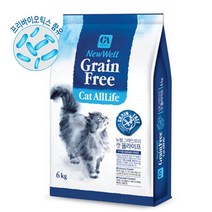 애완묘용품 뉴웰 그레인프리 캣 올라이프 6kg 무곡물영양식 사료_888EA, 본상품선택