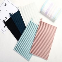 실리콘 드라잉 건조매트 그릇 냄비 건조기받침대 손잡이 집게 씽크대악세사리 예쁜 주방정리용품, 검정색