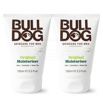 불독 오리지널 모이스처 수분크림 100ml 2개 Bulldog Original Moisturiser for Men