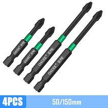 옵셋드라이버 디월트7.2 드라이버 십자도라이버 Oauee 자기 배치 헤드 충격 강한 크로스 PH2 비트 스크루, 20 4pcs