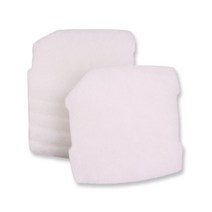 EHEIM PROFESSIONAL 3 250 350 600 2071 2073 2075 및 PRO 3E 2074 용 호환 미세 필터 패드, White Fine|Pack of 12