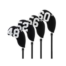 니오핀 빅넘버 웨지 골프 헤드 커버, 블랙