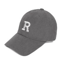 HW-BC066DN VRT Initial Denim Cap│R Grey Denim