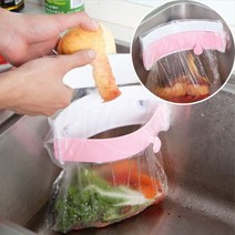 1+1 음식물 쓰레기 냄새 악취차단 비닐 밀봉홀더, 밀봉홀더(색상랜덤)