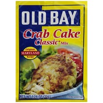 OLD BAY 올드 베이 클래식 크랩 케이크 믹스 35g 12팩 Crab Cake Classic Mix 1.24-Ounce Packets (Pack of 12) by Old Bay, 1set