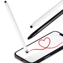 갤럭시S20/S20＋ 양면 고감도 정전식터치펜/터치볼, IH608-블랙