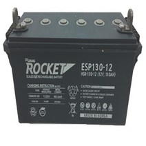 세방전지 로케트배터리 ESP130-12 (12V 130AH) 배터리 연결선(케이블) 단자보호 고무캡 충전기, ESP130