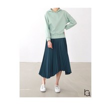 후드 플리츠 주름원피스/믹스매치/샬랄라봄신상/3040스타일/캐주얼원피스/마트룩/까페룩