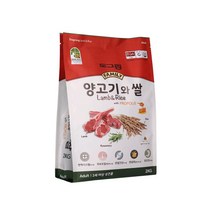 도그랑 어덜트 양고기와 쌀 패밀리 건식사료 2kg