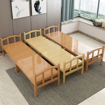 대나무 평상 접이식 조립식 싱글 침대 평상 마루, 폭 70 x197cm 길이(브라운 와이드 보드) 0x0
