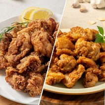 후라이드 500g+간장마늘 500g 맛자랑 순살치킨 가라아게, 500g