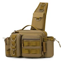 허리 가방 특수 크로스 등산 낚시 다기능 도구 배낭, 블랙