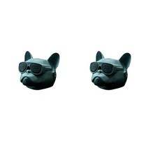 차량용 방향제 태권 모니터걸이 백화점 사진 고릴라 새로운 2pcs 불독 자동차 향수 향수 디퓨저 공기 청정기 자동차 벤트 클립 향기 향수 아로마 테라피 자동차 액세서리, 주황색