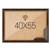 보석십자수 패브릭형 액자 40x55 고급형 모던앤틱 (아크릴 보호필름-스티커판 포함), 단품