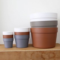 화담 토분 플리츠화분 토분화분 분갈이화분, 1호 황토