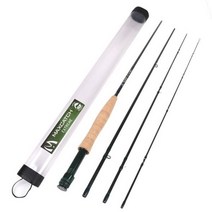 맥시mumcch 3-10WT 플라이로드 9FT 4 피스 미디엄-패스트 흑연 IM8 플라이 낚싯대, 8ft6in 4wt4sec(255cm, 1pc fly rod