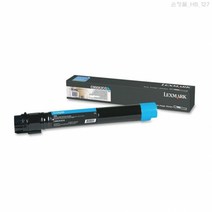 렉스마크 C950de 정품토너 파랑 22000매(C950X2CG), 1개