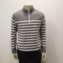 이랜드 [앙드레김골프]까무 촉감이부드럽고 신축성좋은 기모골프티셔츠_울산성남점, 라이트그레이/95_3