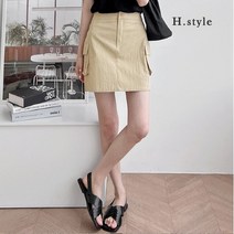 에이치스타일 SK 건빵스커트 여름 스커트