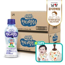 남양 아인슈타인 킨더밀쉬+스노우빕 증정, 200ml x 48개입