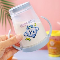 베로베로 트라이탄 안심 모둘형 빨대컵/국산/어린이집 물병/유치원/어깨끈포함, 파랑 M.2 (흘림방지형) 원숭이
