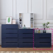 카라 600 3단서랍장 SR-P38, SR-P38 네이비