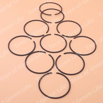 10 개 몫 44.7mm x 1.2mm 피스톤 링 Stihl MS260 MS261 MS271 전기 톱 예비 도구 부품 1121 034 3002, 단일옵션