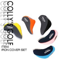 골프용품 엑스넬스 콜리스 02 아이언커버 벌크 1SET, 오렌지