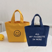 주디앤 여성 페이보릿 스마일 미니 에코백 2P
