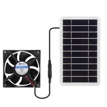 INSMA 10W 5V 태양열 패널 +배기 팬, 세트