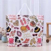 옷가게 원더풀 비닐쇼핑백 20매 세트 의류매장 쇼핑봉투 비닐가방, 옷가게 원더풀 비닐쇼핑백 대형 20매