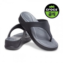 여성 크록스 BOCA WEDGE FLIP W BK 23SWFP207417 23SWFP207417_Z001