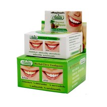 25g + 10g 천연 Rasyan 초본 정향 태국 치약 치아 미백 치약 나쁜 호흡 치약 치아 붙여 넣기 제거, 01 25g with 10g