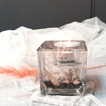 달빛마녀캔들 (2set 키트) 화이트산호 바다젤캔들 홀더 DIY 만들기 재료, 1세트, 러브스펠