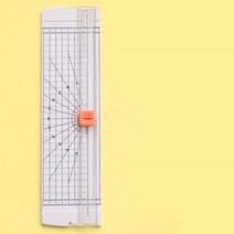 한지공예용 수동 슬림형 재단기 화이트 종이 원단