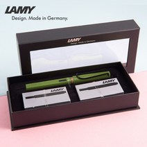 라미 만년필 사파리 오리진 실속세트 (2색상), 각인있음+포장없음, 테라 레드, M