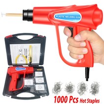 자동차 범퍼 수리 공구 키트 PVC 용접건 플라스틱 용접 기계 납땜 인두 70W 전기 핫 스테이플러, 08 1000 Pcs With Box1_01 110V