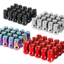 락모터스 자동차 락너트 P1.5XM12 현대 기아 스페셜키 휠너트 휠볼트 경량너트 락볼트 휠 타이어튜닝 차량용, 7각락너트(티탄), 1개