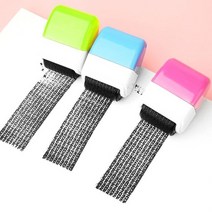 신상정보 유출방지 롤러 스탬프, 블루(1P)