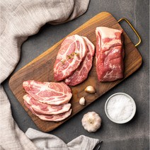 지리산 흑돼지 목살 500g 1kg 구이용 수육용 캠핑 숯불 구이 바베큐, 목살 (구이용) 1kg, 1개