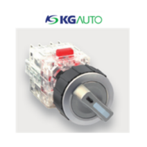 KG-AUTO 메탈 조광형 셀렉터스위치 22파이 KMT-Q2M1D2 KMT-Q2M1V2 KMT-Q2R1D2 KMT-Q2R1V2 원형 고급매입형 2단형, KMT-Q2M1V2(2단 수동 AC), 적색